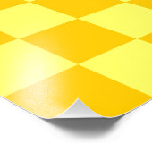 Impression Photo Tableau de bord classique de la combinaison jaune (Coin)