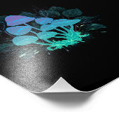 Impression Photo Tabourets dans Bushes (Coin)