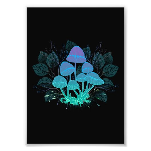 Impression Photo Tabourets dans Bushes (Devant)