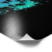 Impression Photo Tabourets dans Bushes (Coin)