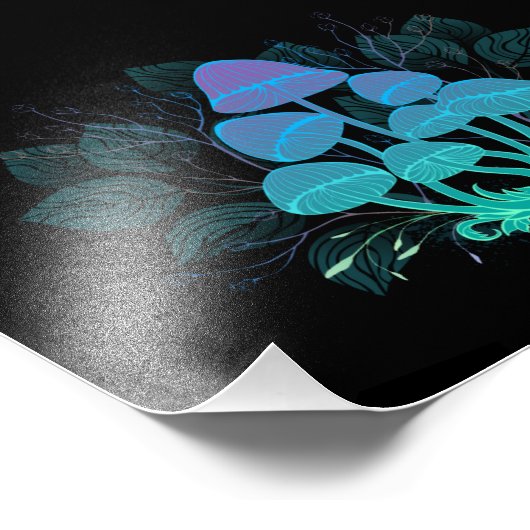 Impression Photo Tabourets dans Bushes (Coin)