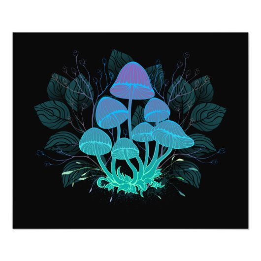 Impression Photo Tabourets dans Bushes (Devant)