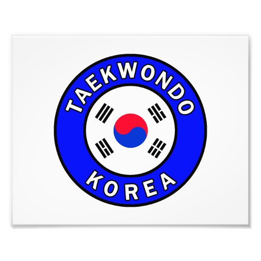 Impression Photo Taekwondo (Devant)