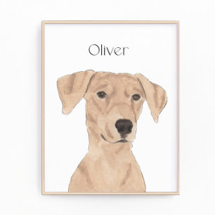 Impression Photo Tan Allemand Pinscher Art personnalisé