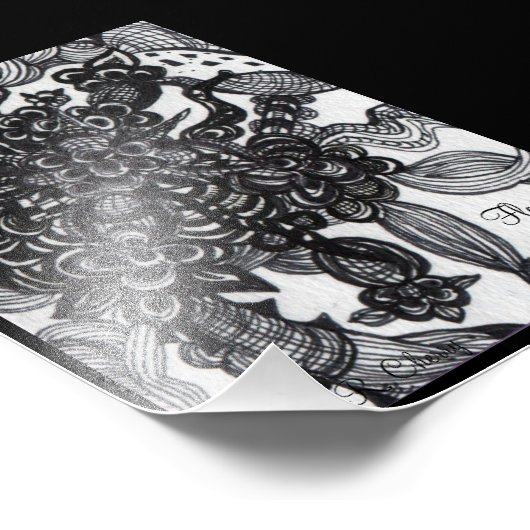 Impression Photo Tangle de fleurs (Coin)