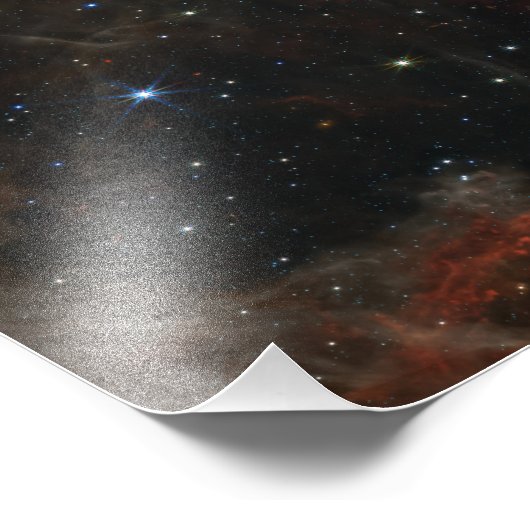 Impression Photo Tarantula Nebula James Webb télescope nasa étoiles (Coin)