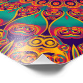 Impression Photo Tattoo Kaleidoscope Fractal (Coin)