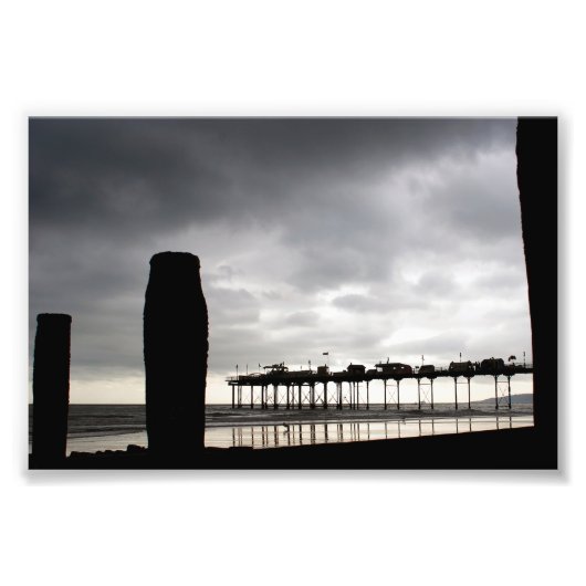 Impression Photo Teignmouth Pier Et Plage Devon Angleterre UK (Devant)