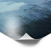 Impression Photo Teintes d'effervescence de bleu (Coin)