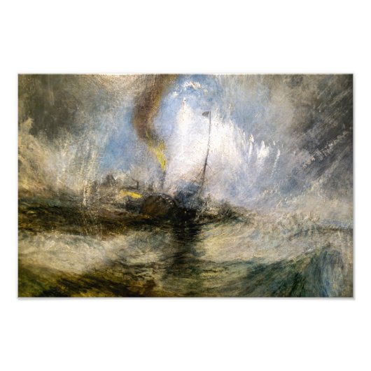 Impression Photo Tempête de neige | JMW Turner | (Devant)
