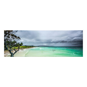 Impression Photo Tempête s'approchant, point Nouvelle Zélande de