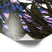 Impression Photo Tempête tropicale et fleurs (Coin)