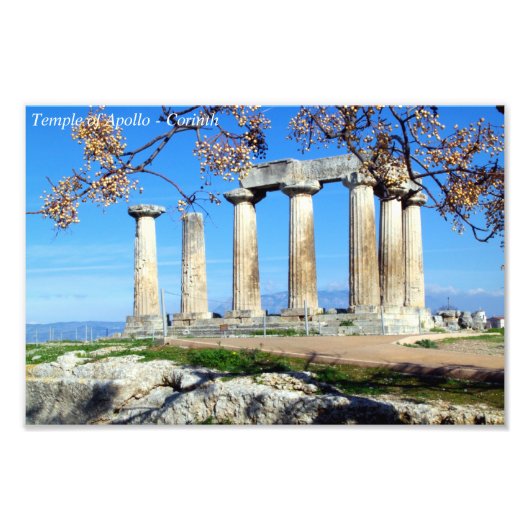 Impression Photo Temple d'Apollon - Corinthe (Devant)