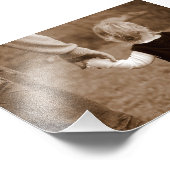 Impression Photo Tenir la main de papa (Coin)