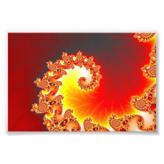 Impression Photo Tentacle flamand - Art fractal (Devant)