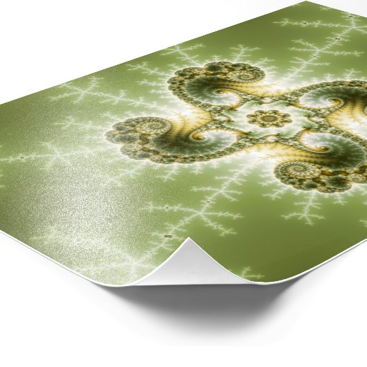 Impression Photo Tentacles Curieux - Art Fractal (Coin)