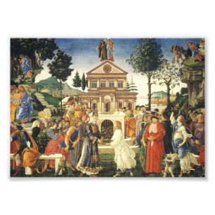 Impression Photo Tentations du Christ de Sandro Botticelli