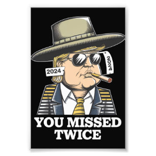 Impression Photo Tentative d'assassinat de Trump Trump 2024 Vous av