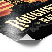 Impression Photo Terrain pétrolier de la nation Roucou Travailleur  (Coin)