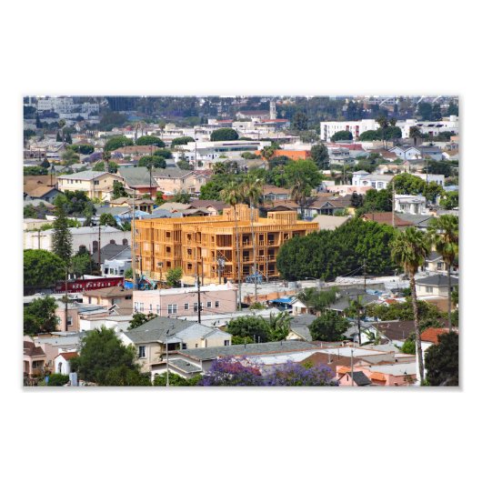 Impression Photo Terrasse de la ville (Devant)