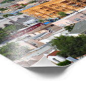 Impression Photo Terrasse de la ville (Coin)