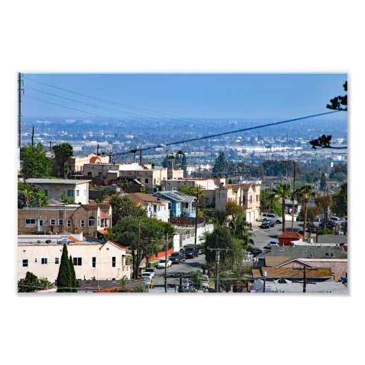 Impression Photo Terrasse de la ville (Devant)