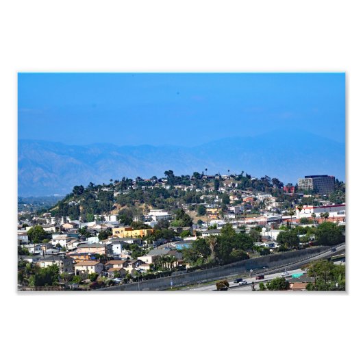 Impression Photo Terrasse de la ville (Devant)