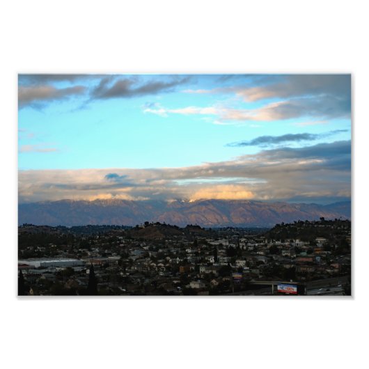 Impression Photo Terrasse de la ville (Devant)
