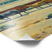 Impression Photo "Terre sauvage des Navajo" par Maynard Dixon (Coin)