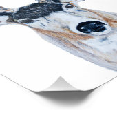 Impression Photo Tête de cerf au crayon (Coin)