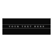 Impression Photo Texte Simple Et Bandes Minces (Devant)