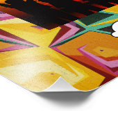 Impression Photo Texture colorée de trous (Coin)