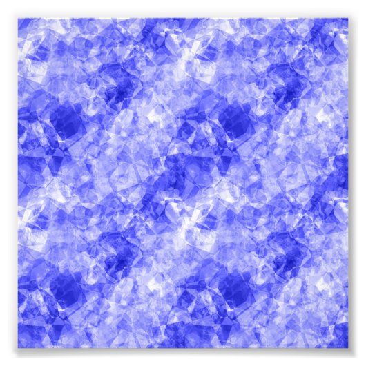 Impression Photo Texture croûtée bleue (Devant)
