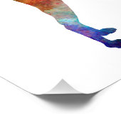 Impression Photo Thai Ridgeback Dog in watercolor (Coin)