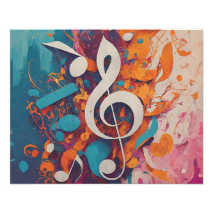 Impression Photo The Perfect Score : Pourcentage Free Clef & Music