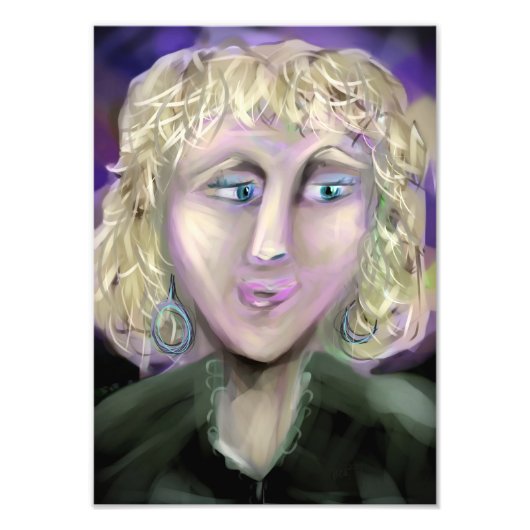 Impression Photo The Quiet Observer Expressive Feminine Portrait (Devant)