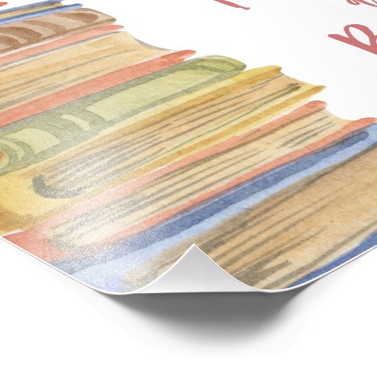 Impression Photo Thème de lecture de livres (Coin)