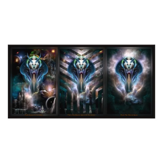 Impression Photo Thera Queen Trilogy fractal 2XFrame (Devant)