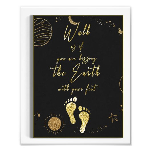 Impression Photo Thich Nhat Hanh art, Thich Nhat Hanh citation, bou (Devant)