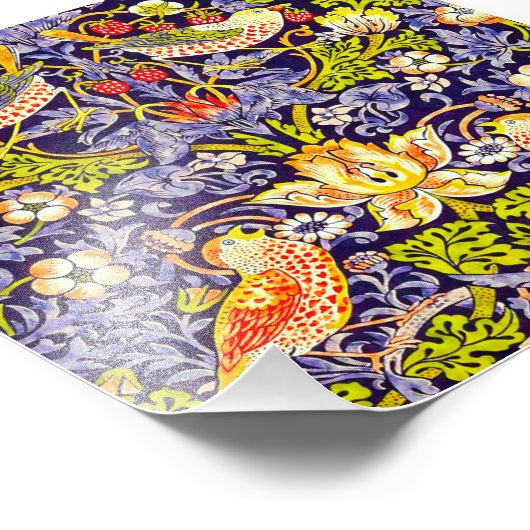 Impression Photo Thief fraise William Morris (Coin)