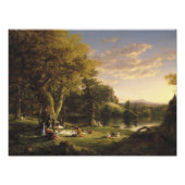Impression Photo Thomas Cole - Le Pic-Nic (Devant)