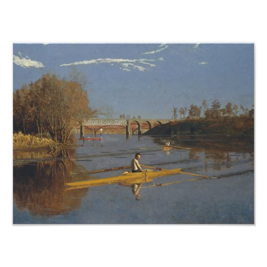 Impression Photo Thomas Eakins - Champion Single Sculls (Devant)