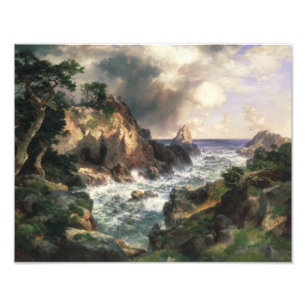 Impression Photo Thomas Moran - Point Lobos, Monterey, Californie