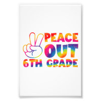 Tiedye de fin d'année de sixième, Peace Out Sixièm