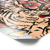 Impression Photo Tigre blanc (Coin)