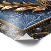 Impression Photo Tigre bleu (Coin)