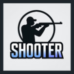 Impression Photo Tireur - Marksman Silhouette Premium Design<br><div class="desc">Inspiré par l'excitation du tir parfait, ce design "Shooter" mêle habileté et focalisation d'un tireur de frappe à un style audacieux et moderne. Que vous soyez à la portée de tir, en compétition dans les sports d'argile, en pratique de l'airsoft, ou en dominant dans les tournois de jeu, ce graphique...</div>