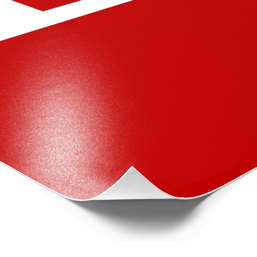 Impression Photo Tonga - Drapeau Tongan (Coin)