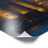 Impression Photo Toronto Ontario Canada Skyline La Nuit (Coin)