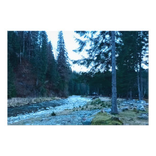 Impression Photo Torrent de Montagne Impétueux – Nature Sauvage Rou